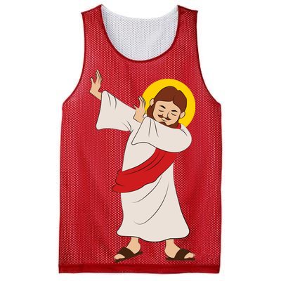 Dabbing Jesus  Mesh Reversible Basketball Jersey Tank