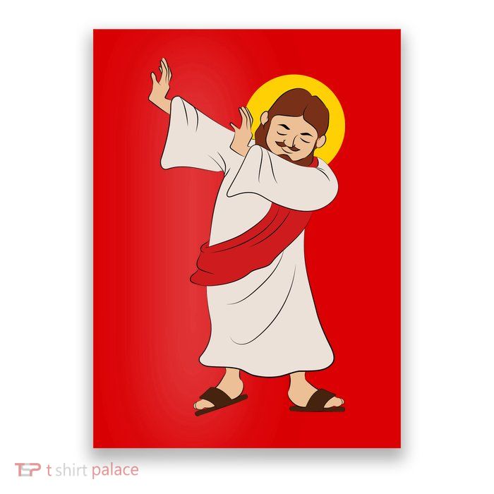 Dabbing Jesus  Poster