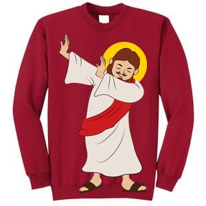 Dabbing Jesus  Tall Sweatshirt