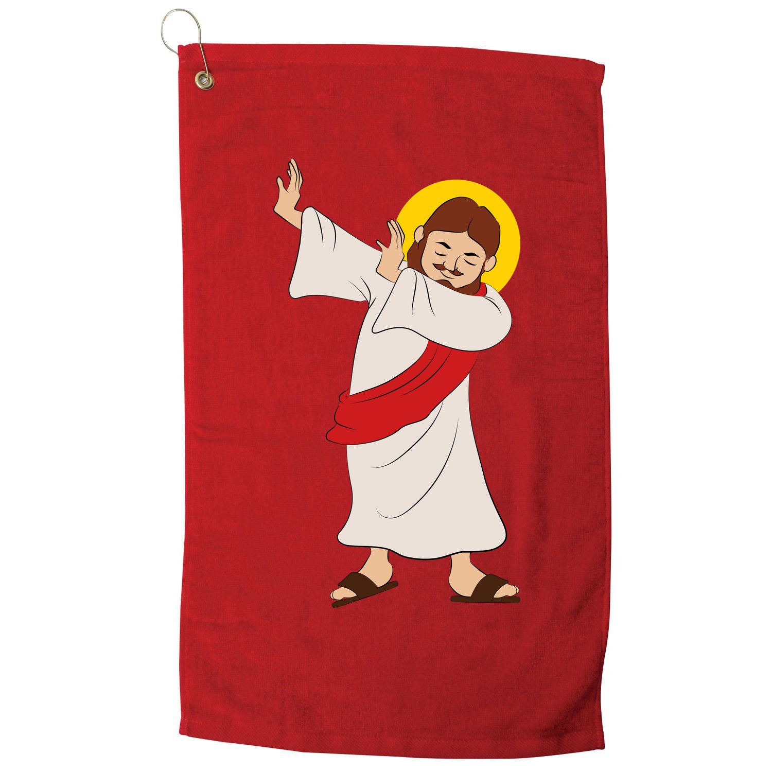 Dabbing Jesus  Golf Towel