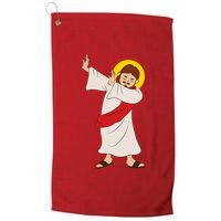 Dabbing Jesus  Platinum Collection Golf Towel