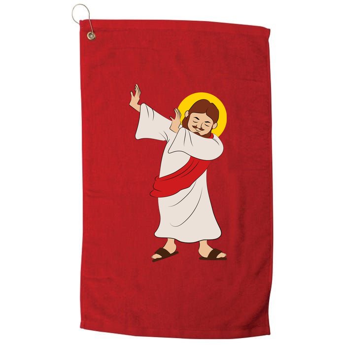 Dabbing Jesus  Platinum Collection Golf Towel