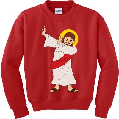 Dabbing Jesus  Kids Sweatshirt