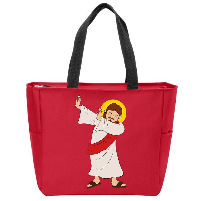 Dabbing Jesus  Zip Tote Bag