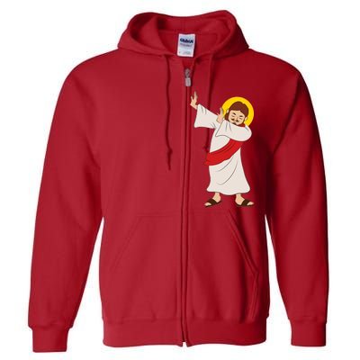 Dabbing Jesus  Full Zip Hoodie