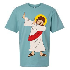 Dabbing Jesus  Sueded Cloud Jersey T-Shirt