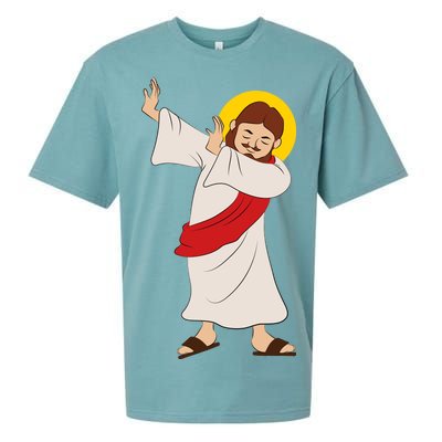 Dabbing Jesus  Sueded Cloud Jersey T-Shirt