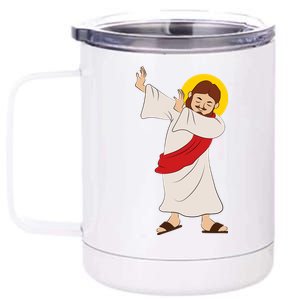 Dabbing Jesus  12 oz Stainless Steel Tumbler Cup