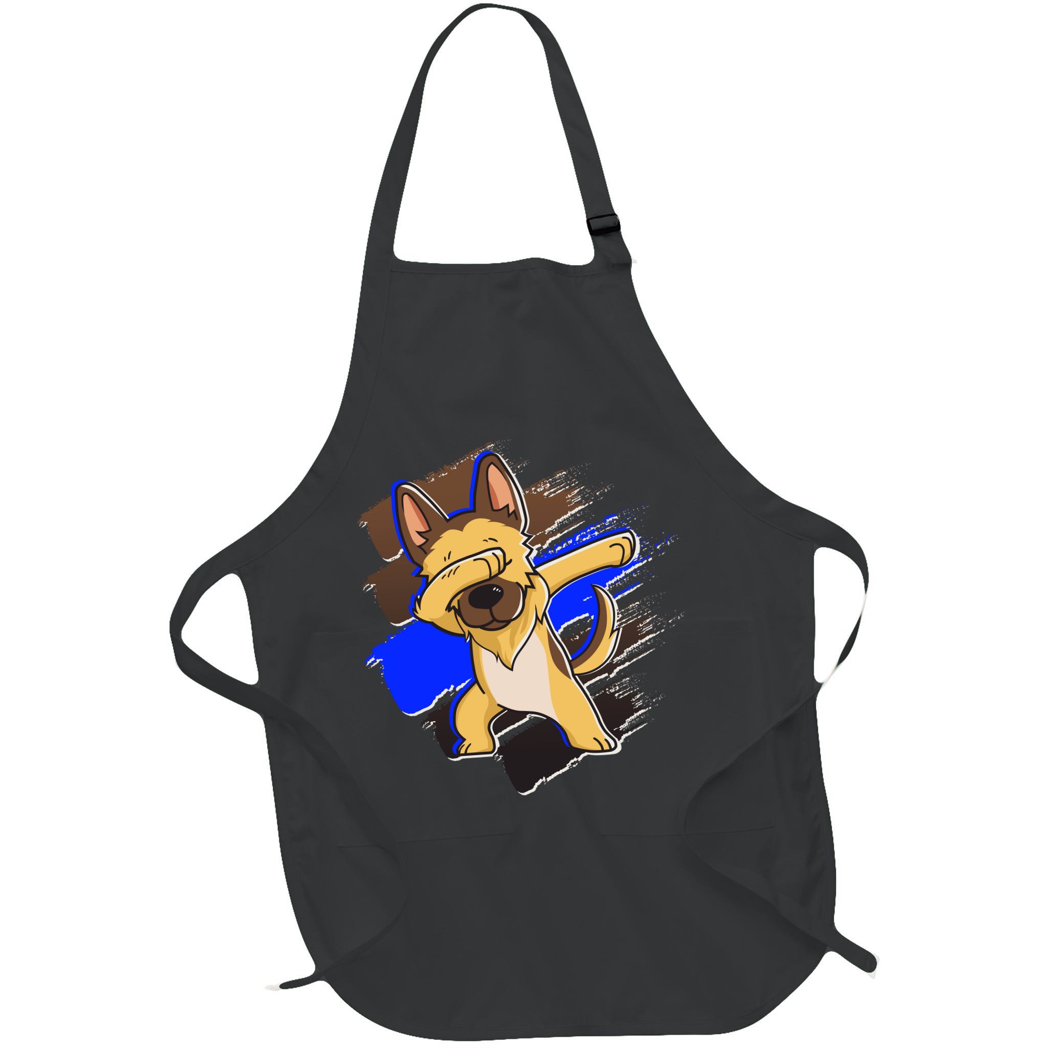Dabbing K-9 Blue Police Thin Line Apron