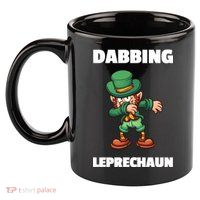Dabbing Leprechaun 11oz C Handle Ceramic Mug