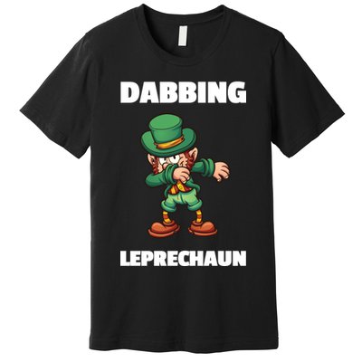 Dabbing Leprechaun Premium T-Shirt
