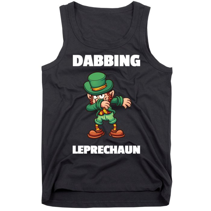 Dabbing Leprechaun Tank Top