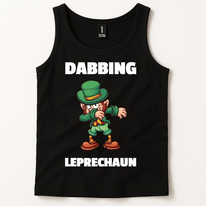 Dabbing Leprechaun Tank Top