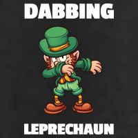 Dabbing Leprechaun Golf Towel