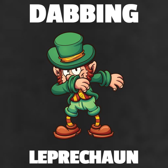 Dabbing Leprechaun Golf Towel