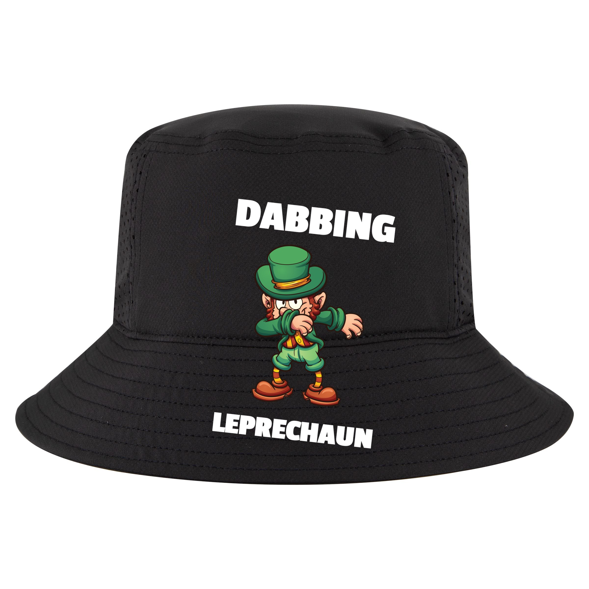 Dabbing Leprechaun Cropped Pullover Crew