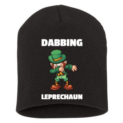Dabbing Leprechaun Short Acrylic Beanie