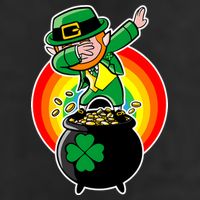 Dabbing Leprechaun Funny Irish Dab St. Patrick's Day Cool Comfort Performance Bucket Hat