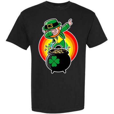 Dabbing Leprechaun Funny Irish Dab St. Patrick's Day Garment-Dyed Heavyweight T-Shirt