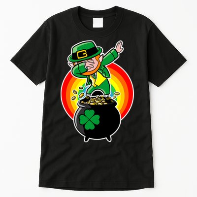 Dabbing Leprechaun Funny Irish Dab St. Patrick's Day Tall T-Shirt