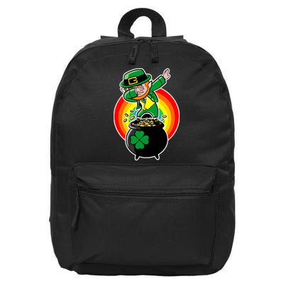 Dabbing Leprechaun Funny Irish Dab St. Patrick's Day 16 in Basic Backpack