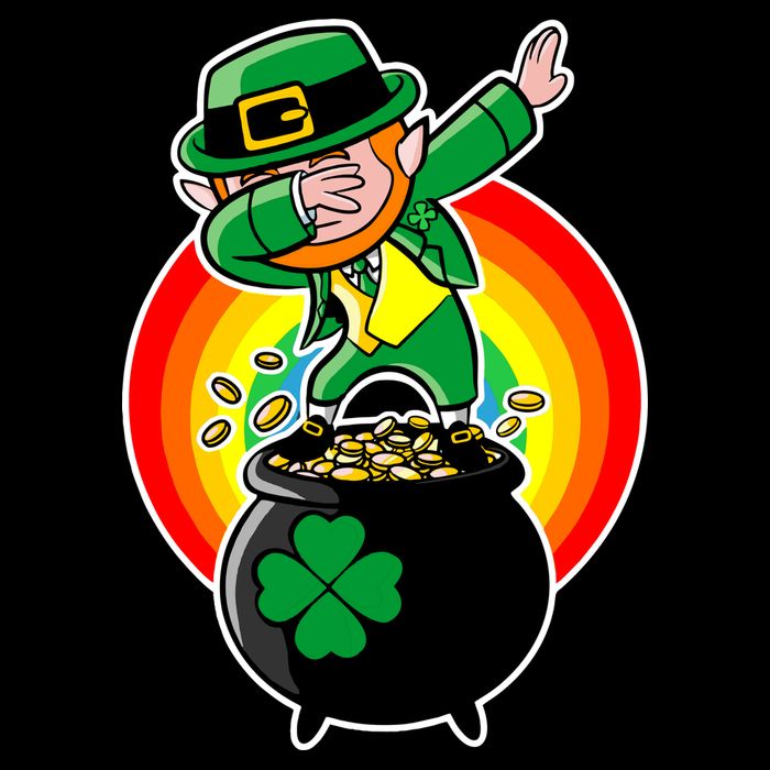 Dabbing Leprechaun Funny Irish Dab St. Patrick's Day 16 in Basic Backpack