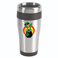 Dabbing Leprechaun Funny Irish Dab St. Patrick's Day 16oz Travel Tumbler