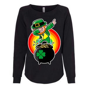 Dabbing Leprechaun Funny Irish Dab St. Patrick's Day Womens California Wash Sweatshirt