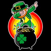 Dabbing Leprechaun Funny Irish Dab St. Patrick's Day Baby Bodysuit