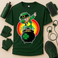 Dabbing Leprechaun Funny Irish Dab St. Patrick's Day Performance Shirt
