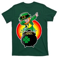 Dabbing Leprechaun Funny Irish Dab St. Patrick's Day T-Shirt