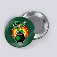 Dabbing Leprechaun Funny Irish Dab St. Patrick's Day Button