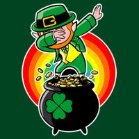 Dabbing Leprechaun Funny Irish Dab St. Patrick's Day Premium T-Shirt