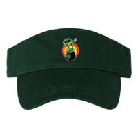 Dabbing Leprechaun Funny Irish Dab St. Patrick's Day Valucap Bio-Washed Visor