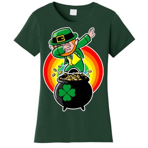 Dabbing Leprechaun Funny Irish Dab St. Patrick's Day Women's T-Shirt