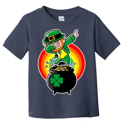 Dabbing Leprechaun Funny Irish Dab St. Patrick's Day Toddler T-Shirt