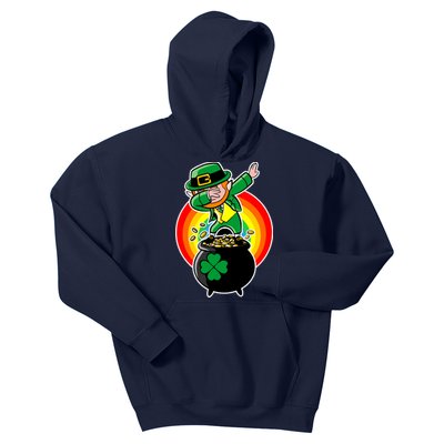 Dabbing Leprechaun Funny Irish Dab St. Patrick's Day Kids Hoodie