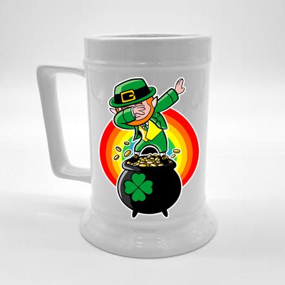 Dabbing Leprechaun Funny Irish Dab St. Patrick's Day Beer Stein