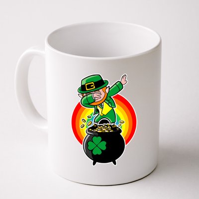 Dabbing Leprechaun Funny Irish Dab St. Patrick's Day Coffee Mug