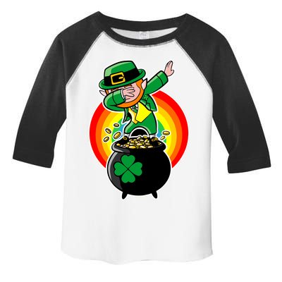 Dabbing Leprechaun Funny Irish Dab St. Patrick's Day Toddler Fine Jersey T-Shirt