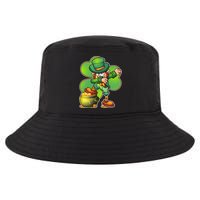 Dabbing Leprechaun Pot Of Gold Cool Comfort Performance Bucket Hat
