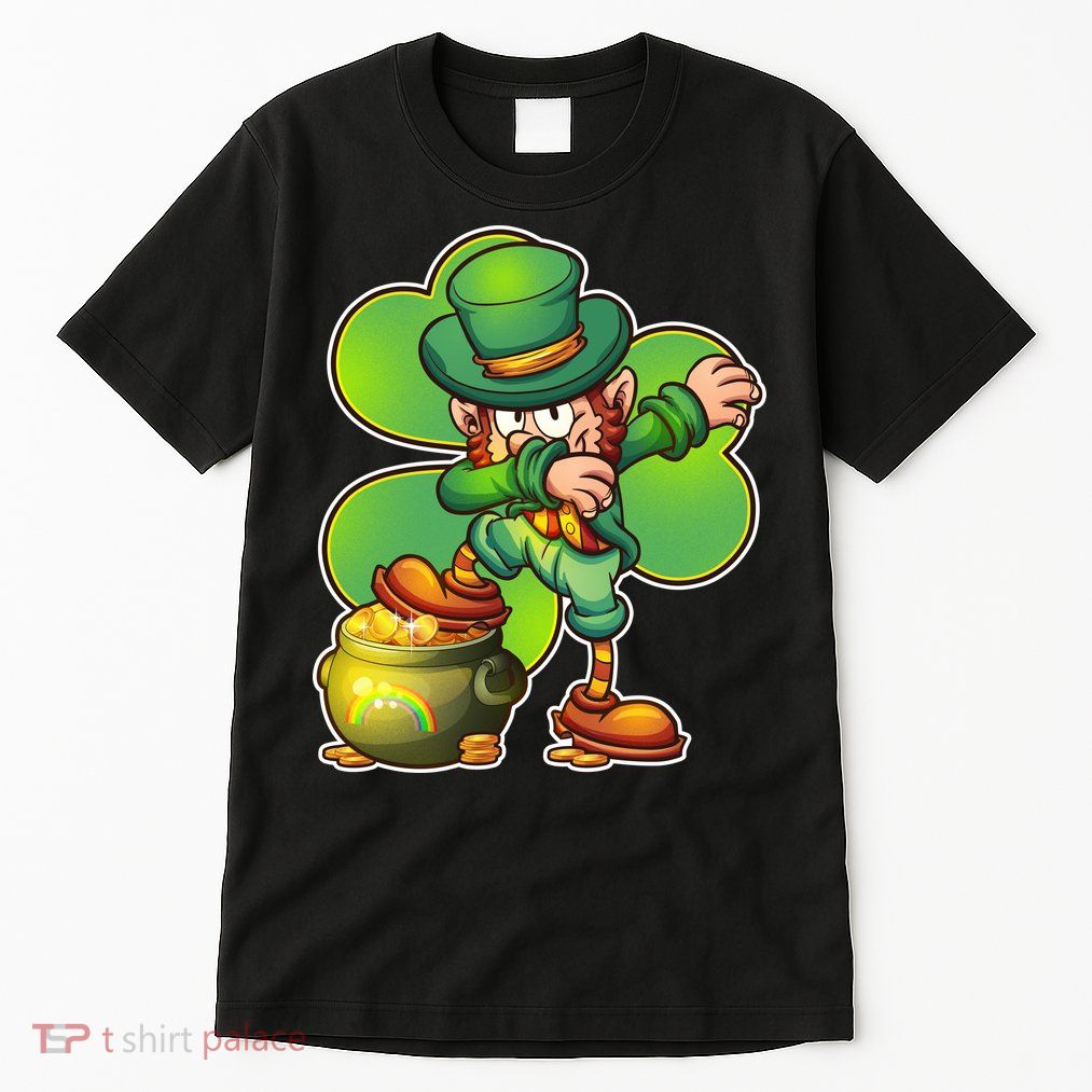 Dabbing Leprechaun Pot Of Gold Tall T-Shirt