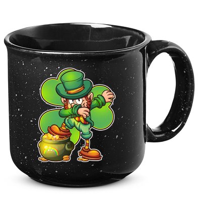 Dabbing Leprechaun Pot Of Gold 15oz Campfire Ceramic Mug