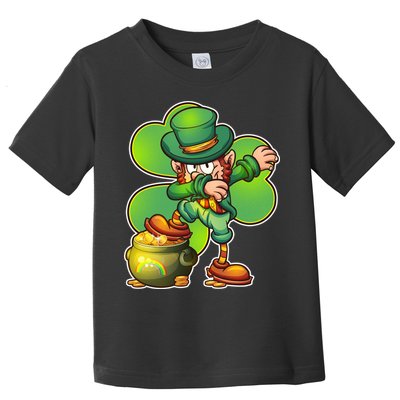 Dabbing Leprechaun Pot Of Gold Toddler T-Shirt
