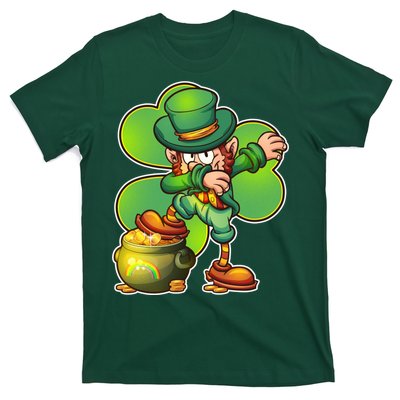 Dabbing Leprechaun Pot Of Gold T-Shirt