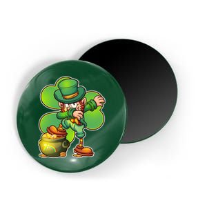 Dabbing Leprechaun Pot Of Gold Magnet