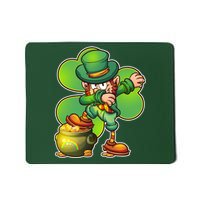 Dabbing Leprechaun Pot Of Gold Mousepad