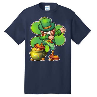 Dabbing Leprechaun Pot Of Gold Tall T-Shirt