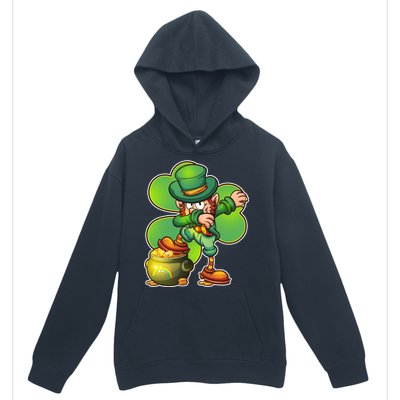 Dabbing Leprechaun Pot Of Gold Urban Pullover Hoodie