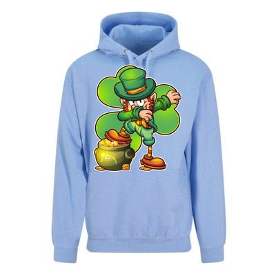 Dabbing Leprechaun Pot Of Gold Unisex Surf Hoodie